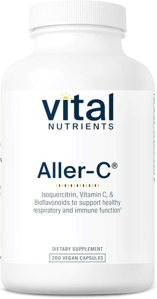 画像1: Vital Nutrients  Aller-C (Isoquercitrin, Organic Vitamin C, and Bioflavonoids) 200 capsules (1)