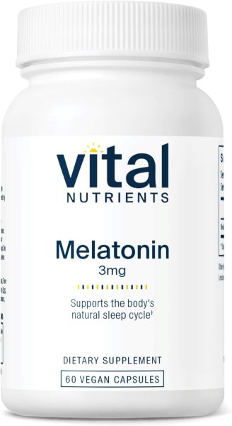 画像1: Vital Nutrients Melatonin メラトニン3mg 60 カプセル (1)