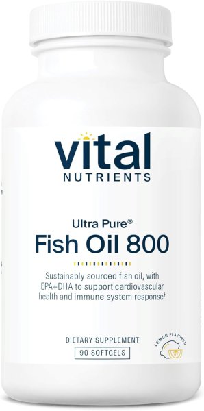 画像1: Vital Nutrients Ultra Pure® Fish Oil 800     90 Softgel  (1)