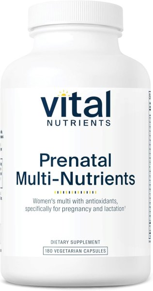 画像1: Vital Nutrients  PreNatal Multi-Nutrients 180 Vegetarian Capsules  (1)